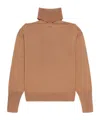 Courrèges Merino-wool Sweater In Brown