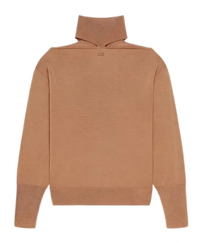 COURRÈGES MERINO-WOOL SWEATER