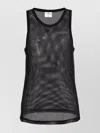 Courrèges Logo-patch Mesh Top