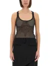 Courrèges Courreges Mesh Tank Top