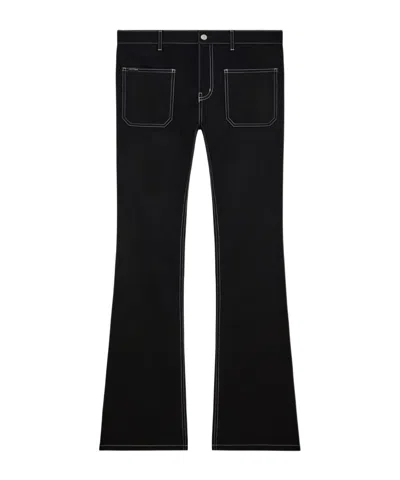 Courrèges Micro-la Jeans In Black