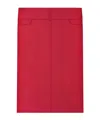 Courrèges Mid Lenght Belted Skirt In Red