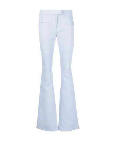 COURRÈGES MID-RISE FLARED TROUSERS