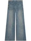 COURRÈGES MID-RISE WIDE-LEG JEANS