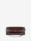Courrèges Shoulder Bag Cuff Design Adjustable Strap In Burgundy
