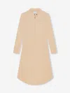 Courrèges Zippered-collar Dress In Brown