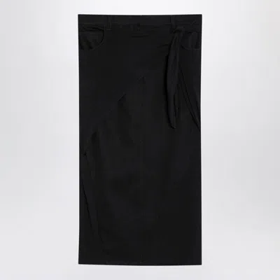 Courrèges Midi Skirt With Draping