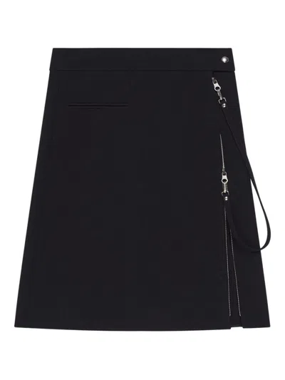 COURRÈGES MIDI SKIRT WITH SIDE ZIP