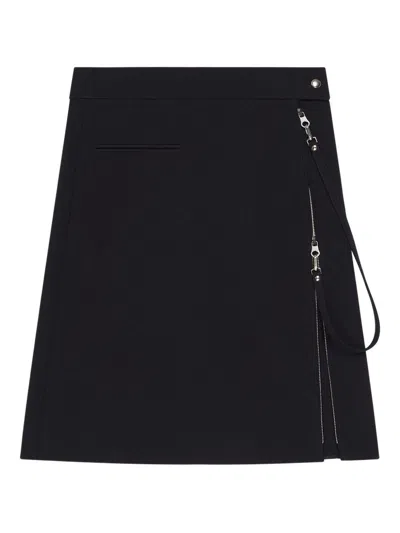 COURRÈGES MIDI SKIRT WITH SIDE ZIP COURREGES