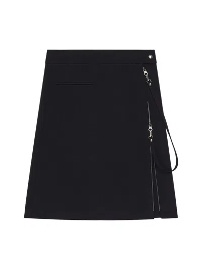 COURRÈGES COURRÈGES MIDI SKIRT WITH ZIPPER