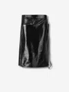 Courrèges Midi Skirt Zipper In Black