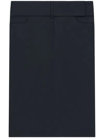 COURRÈGES MIDNIGHT BLUE SKIRT WITH POCKETS