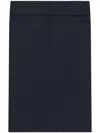 Courrèges Navy Blue Blue Skirt With Pockets In Blue