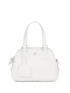 Courrèges Mini Ac Stud Tote Bag In White