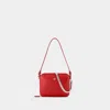 Courrèges Mini Chained Purse In Red