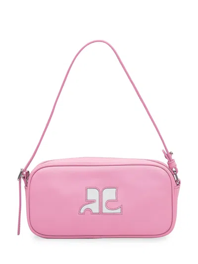 Courrèges Courreges Mini Chic Leather Handbag In Candy Pink