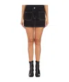 Courrèges Shoulder Snaps Long-sleeve Rib Sweater In Black