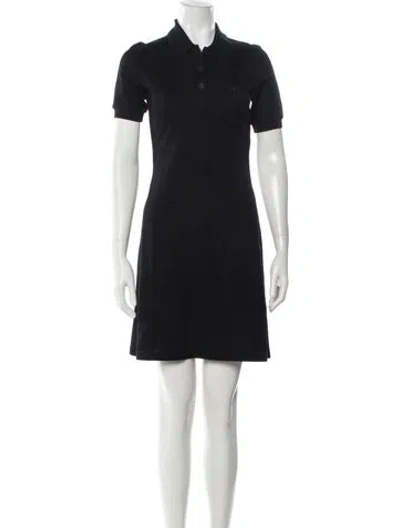 Pre-owned Courrèges Mini Dress In Black