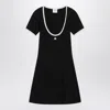 Courrèges Holistic Contrast Jersey Mini Dress