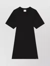 Courrèges Embroidered Logo Mini T-shirt Dress