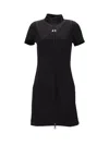 Courrèges Mini Dress Interlock Tracksuit In Black