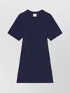 Courrèges Mini Dress Ac Cotton In Blue