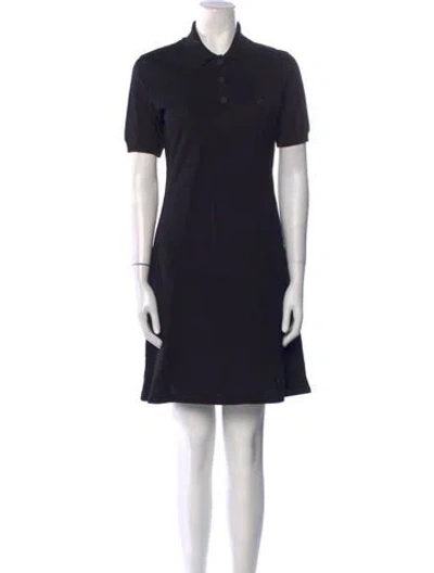 Pre-owned Courrèges Mini Dress W/ Tags In Black