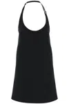 Courrèges Courreges Mini Dress With Strap And Buckle Detail. In Black