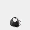 Courrèges Mini Holy Croco Bag - Courreges - Leather - Black In Black