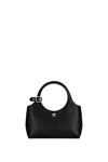 Courrèges Sleek Black Handbag With Adjustable Strap In Black