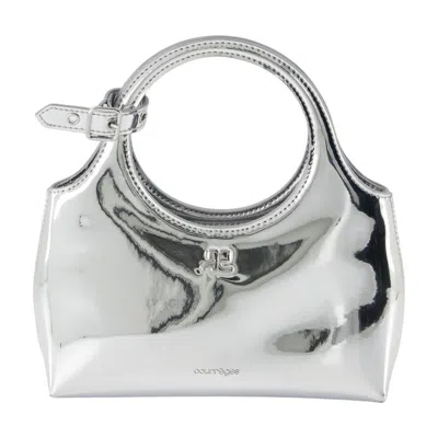 Courrèges Mini Holy Day Mirror Purse - Courreges In Silver