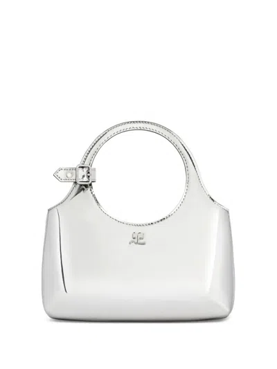 Courrèges Courregès Mini Holy Shoulder Bag In White