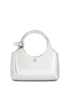 Courrèges Courregès Mini Holy Shoulder Bag In Silver