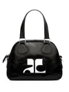 Courrèges Mini Reedition Bowling Bag In Black