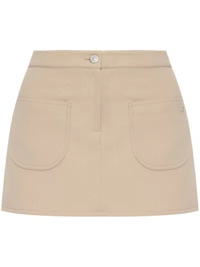 COURRÈGES COURREGÈS MINI-SKIRT 2-POCKETS TWILL