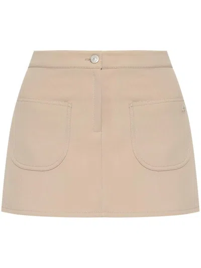 Courrèges Mini-skirt 2-pockets Twill