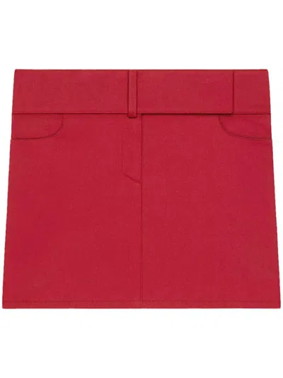 COURRÈGES COURRÈGES MINI SKIRT BELTED POLYCOTTON CLOTHING