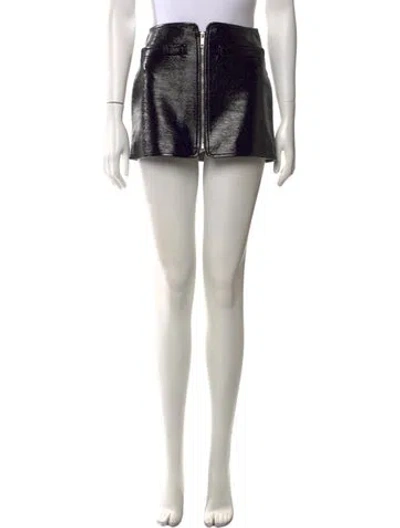 Pre-owned Courrèges Mini Skirt In Black
