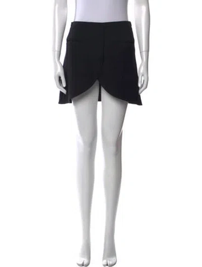 Pre-owned Courrèges Mini Skirt In Black