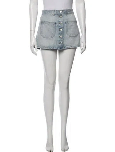 Pre-owned Courrèges Mini Skirt In Black