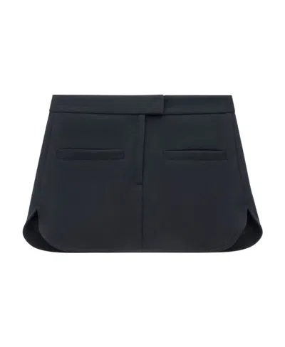 Courrèges Mini Skirt In Black