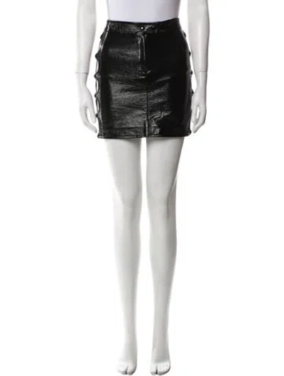 Pre-owned Courrèges Mini Skirt In Blue