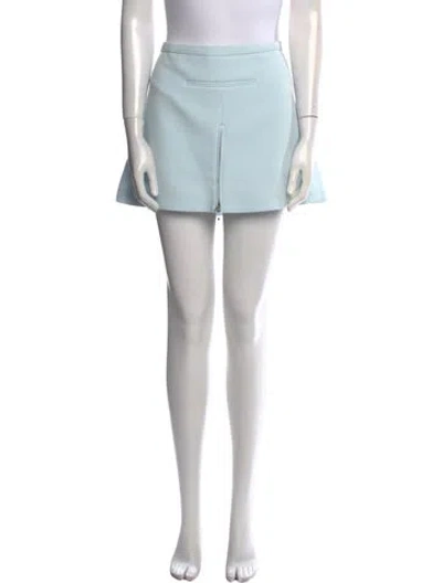 Pre-owned Courrèges Mini Skirt In Blue