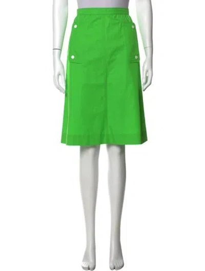 Pre-owned Courrèges Mini Skirt In Green