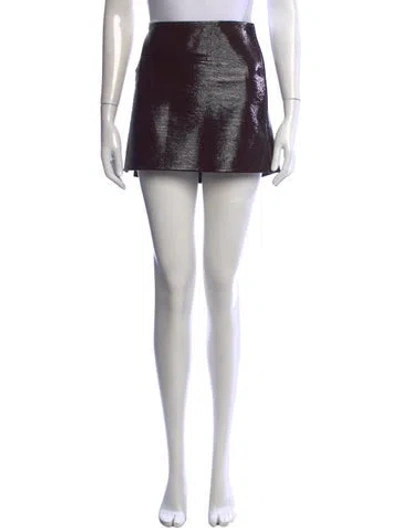 Pre-owned Courrèges Mini Skirt In Green