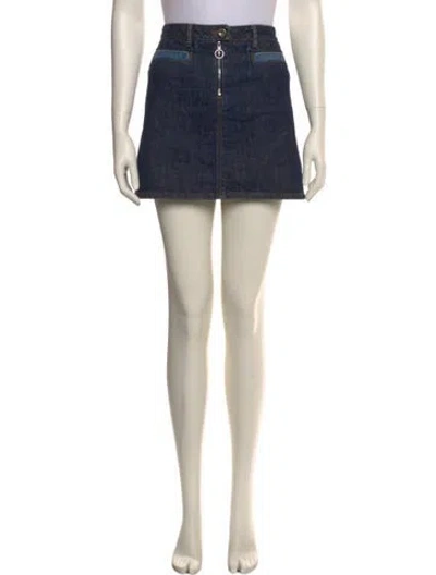 Pre-owned Courrèges Mini Skirt In Neutral