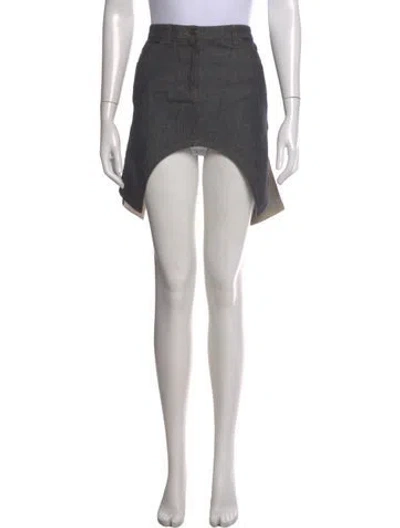 Pre-owned Courrèges Mini Skirt W/ Tags In Black