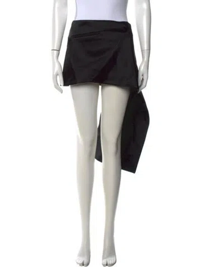 Pre-owned Courrèges Mini Skirt W/ Tags In Black