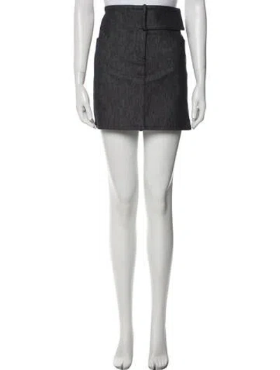 Pre-owned Courrèges Mini Skirt W/ Tags In Gray