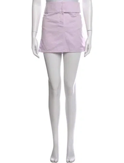 Pre-owned Courrèges Mini Skirt W/ Tags In Purple